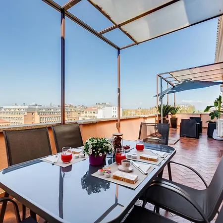 Terrace With A View Of * Rome