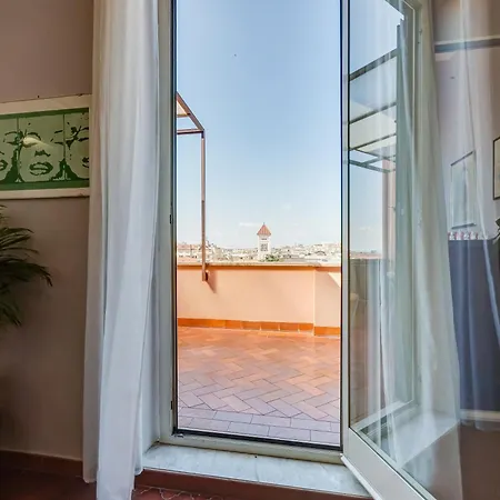 Apartment Terrace With A View Of Rome